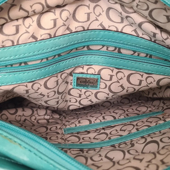 Unique Medium Guess Mint Green Handbag Pre-owned - Picture 6 of 6